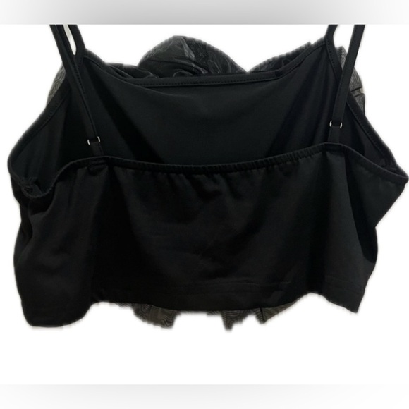 Shein Mod Women Summer Solid Black Spaghetti Strapped Cami - Picture 2 of 4